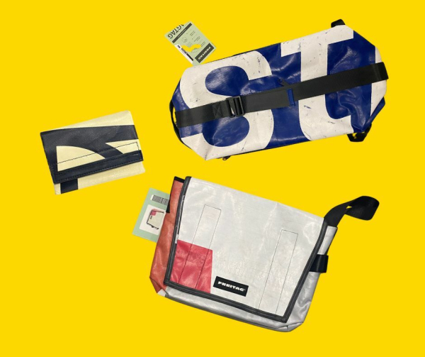 New goodies: FREITAG bags and wallets as a thank you for your donation!