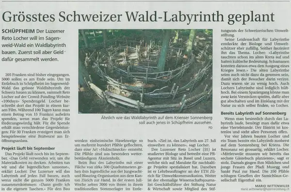 Artikel in der LZ