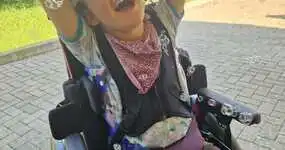 Alinas Kinderaugen strahlen. ❤️❤️❤️