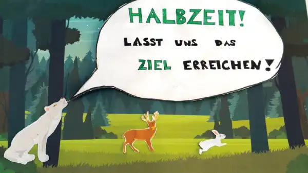 Halbzeit gemeinsam für die Wölfe!