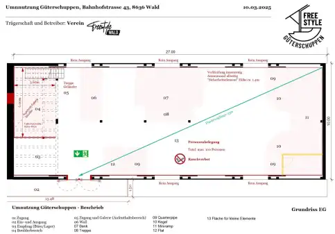 Indoor Freestylehalle
