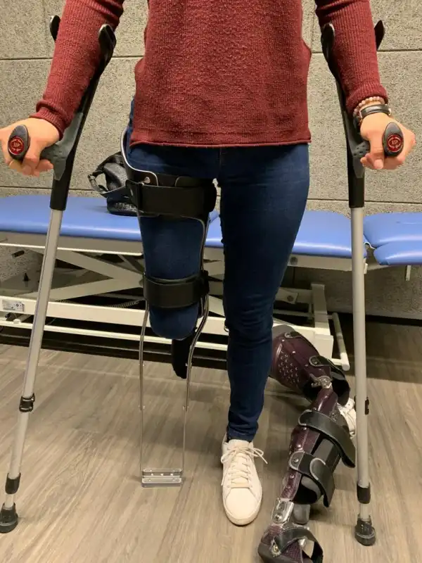 Beinprothese für Isabelle