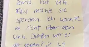 Rahel hat ihr Taschengeld gespart