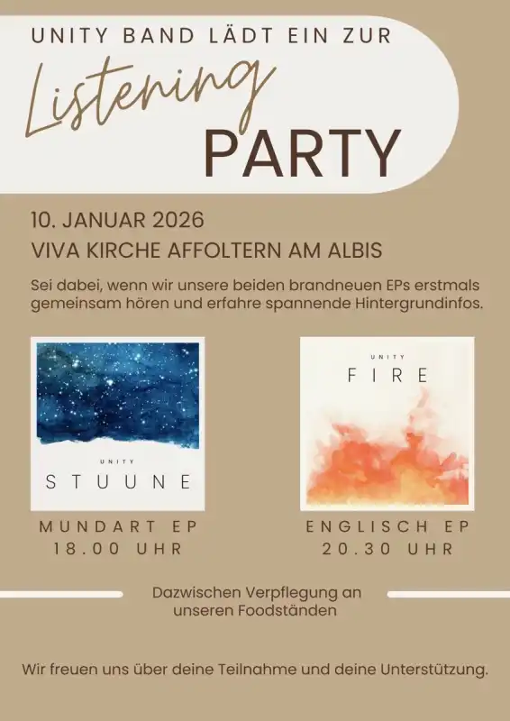 EP Release der Unity Band