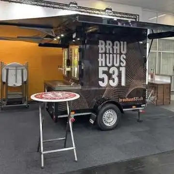 Bier-Ausschank-Anhänger