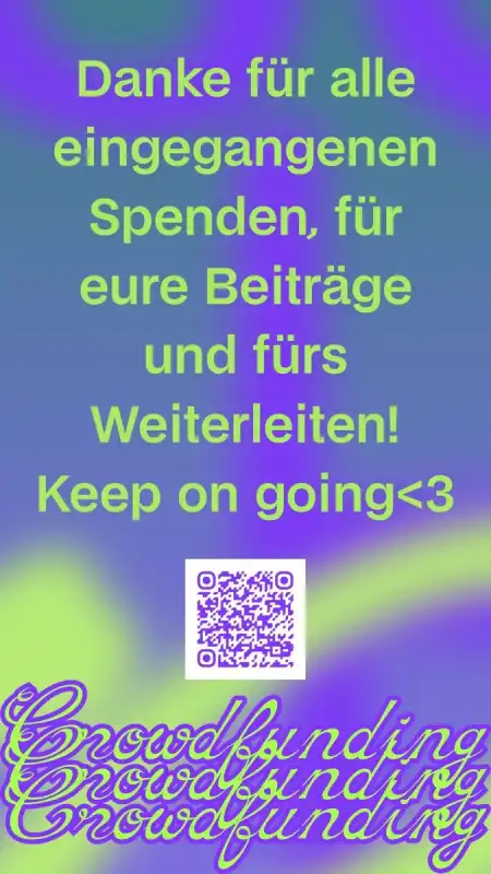 Danke an alle eingegangen Spenden! Keep on going <33