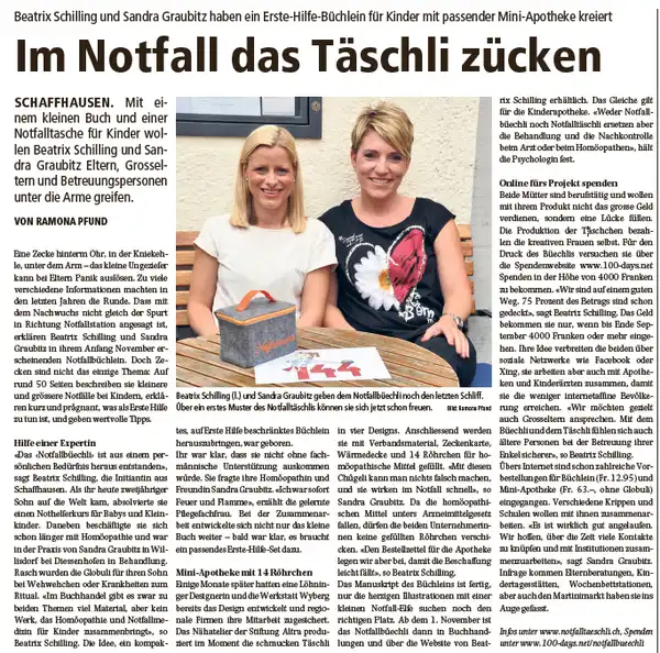 Zeitungsartikel & Danke...