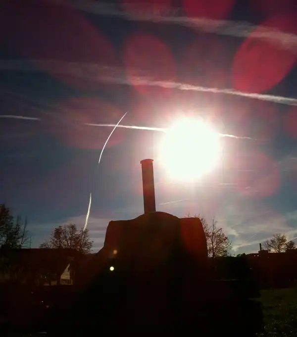 "Slow Food" gemächlich trocknet der Ofen im schönsten Herbstwetter!