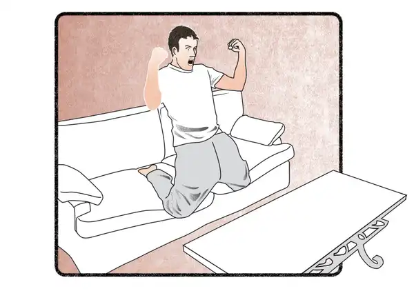 Wir gehen in die Heldenstellung