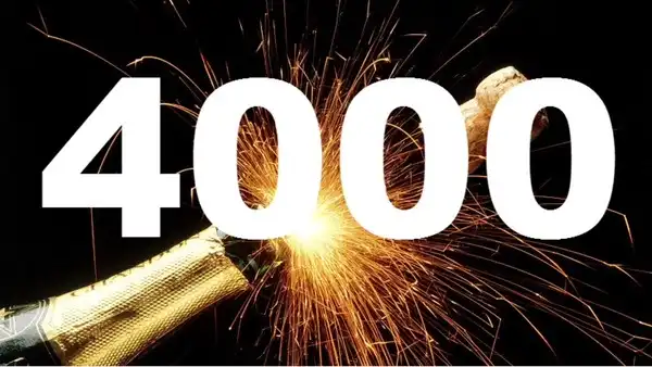 We are above four thousand!!