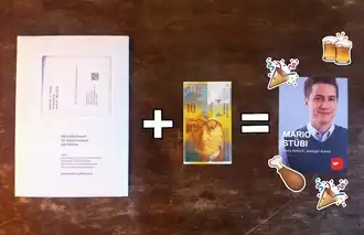 Wahlfeier von Mario Stübi