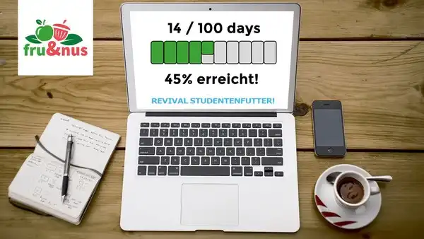 fast ein halbes Fass! 45% sind erreicht! 