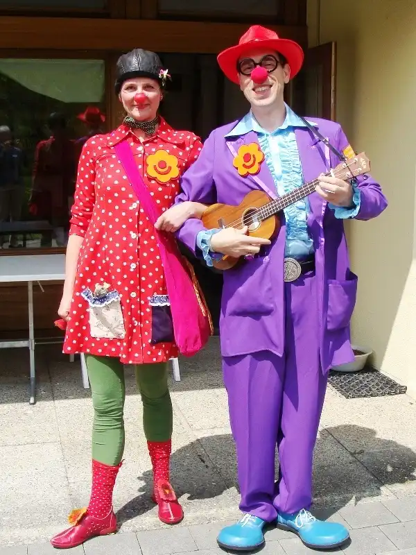 Nelly und Felix auf Besuch 