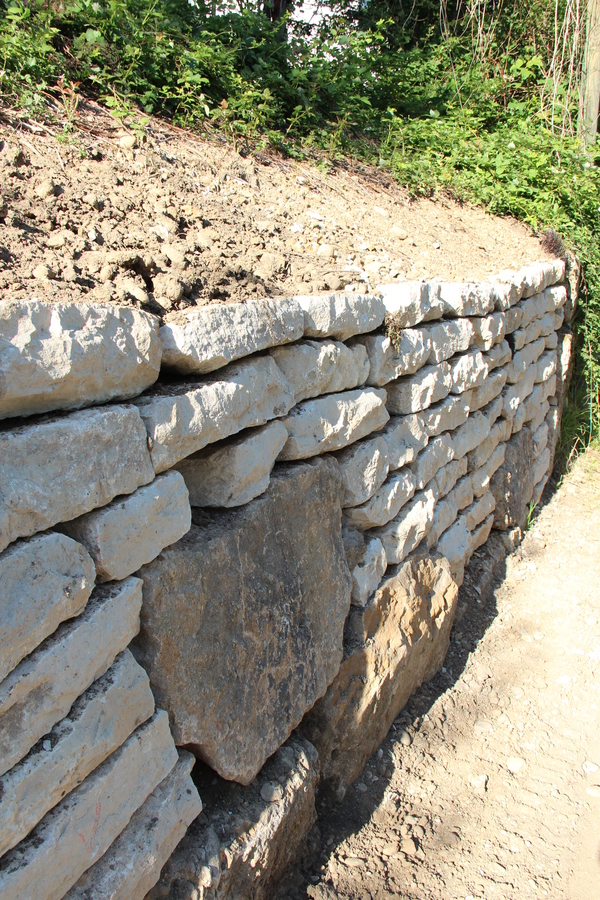 Einweihung Trockensteinmauer am Bruggerberg