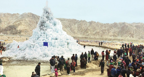 Ice Stupa Himalaya