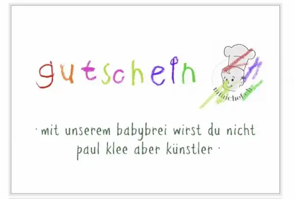 Neues Goodie zum Verschenken: Minichef Gutschein für 4 Breie nach Wahl!
