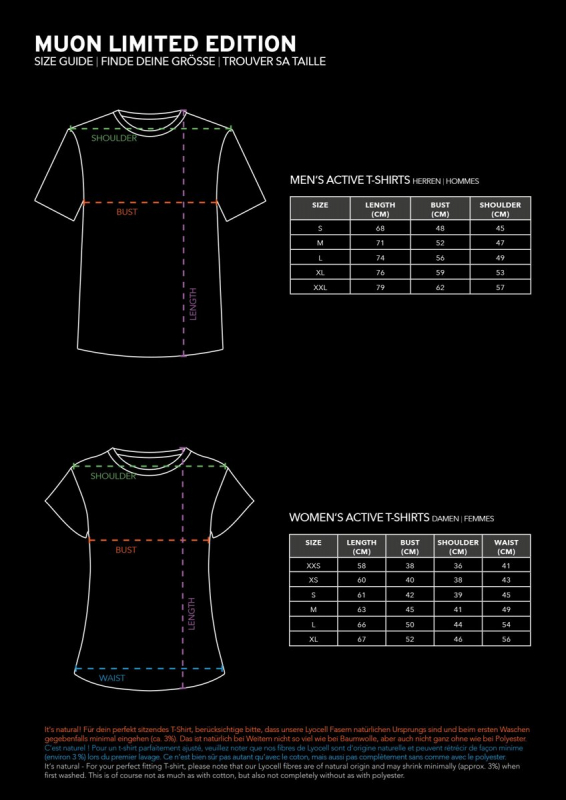 Limited Edition T-Shirts - trouver la bonne taille 