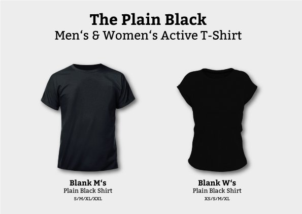 Neues Goodie: The Plain Black Shirt