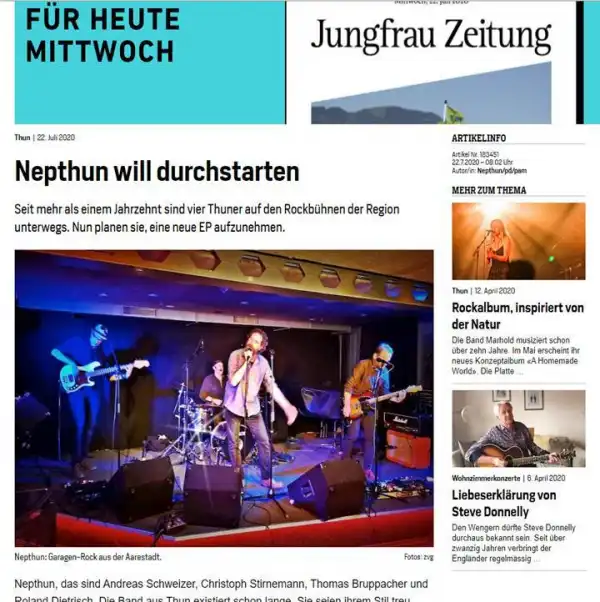 Medienpräsenz für Nepthun
