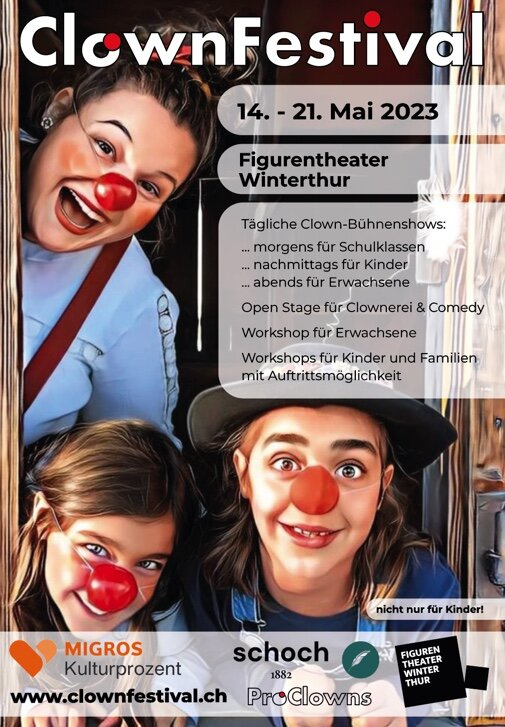Das 3. Clown-Festival Winterthur steht vor der Tür!