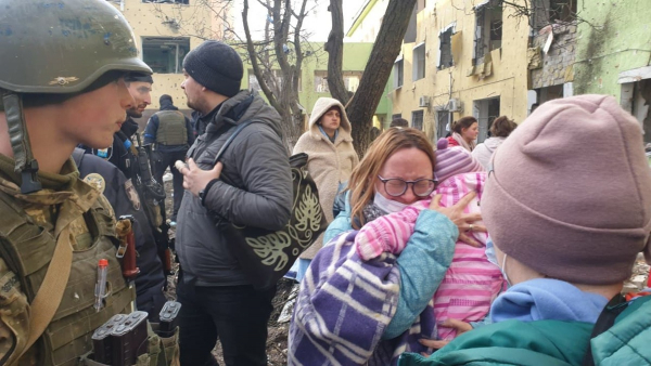 Mariupil. Maternity hospital was bombed by russians